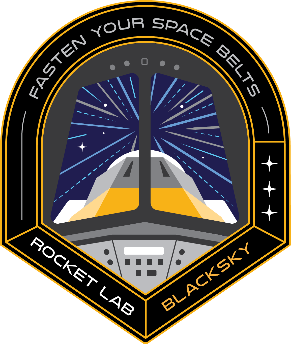 Fasten Your Space Belts patch