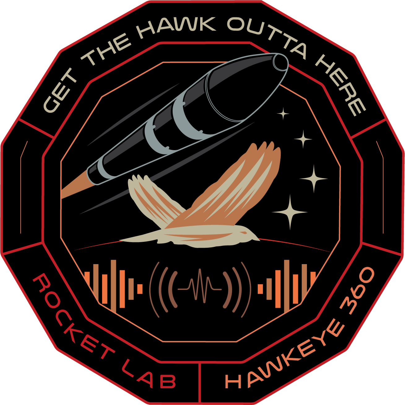Get The Hawk Outta Here patch