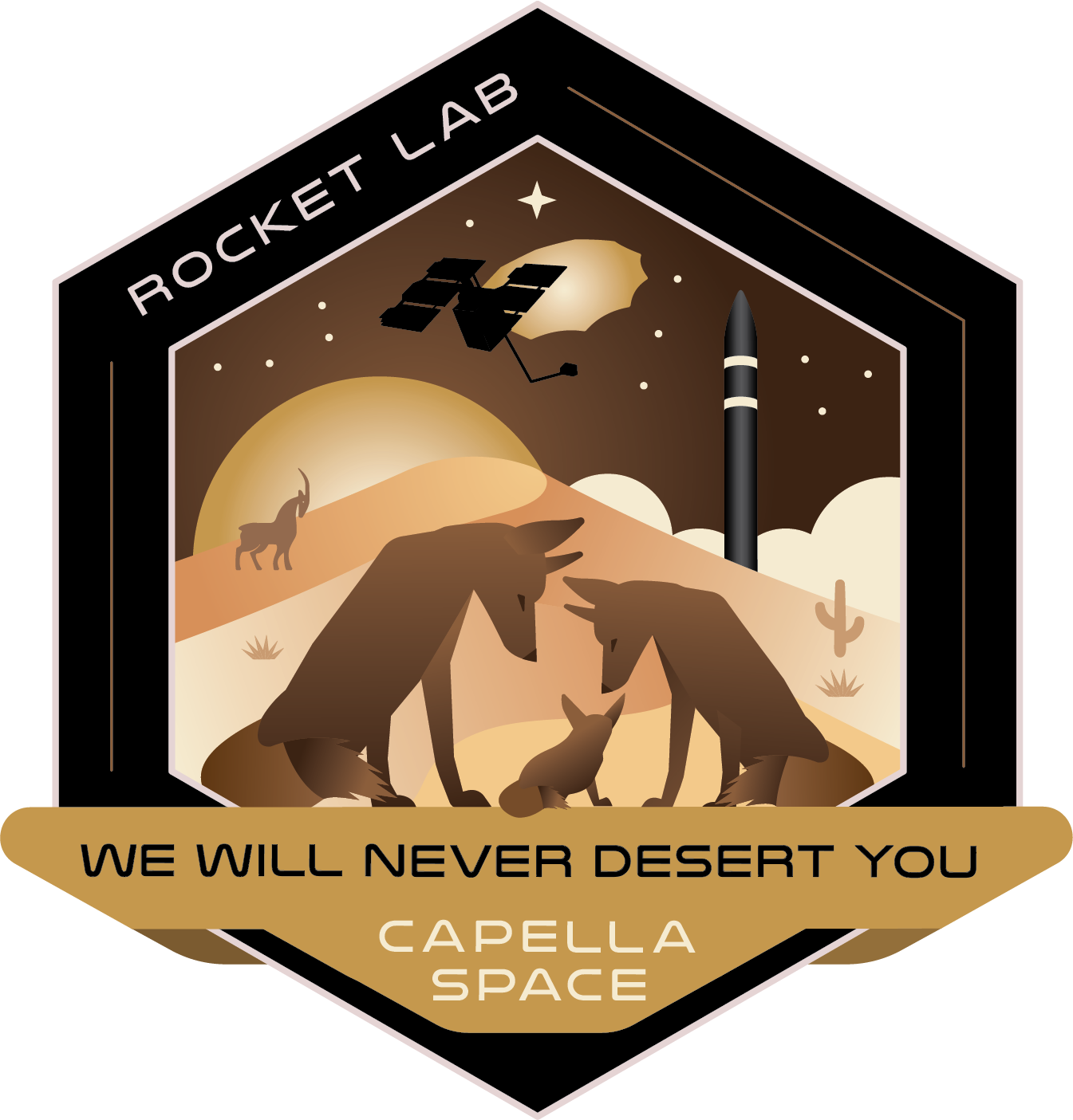 We Will Never Desert You patch